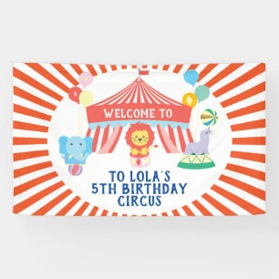 Banderoles Fête du cirque en toile de fond, Carnaval