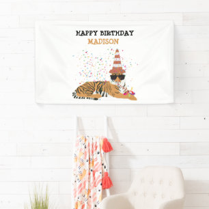 Banderoles Fête du tigre - Animaux ayant une fête Anniversair