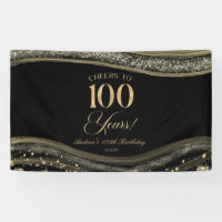 Fête élégante d'anniversaire de 100 ans en agate n