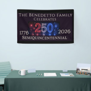 Banderoles Fête semiquincentenaire personnalisée d'Amérique 2