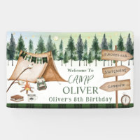 Feu de camp de camping S'mores Anniversaire en ple