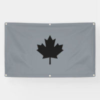 Feuille d'érable noire canadienne
