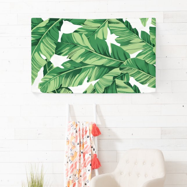 Banderoles Feuilles de bananes (En situation)