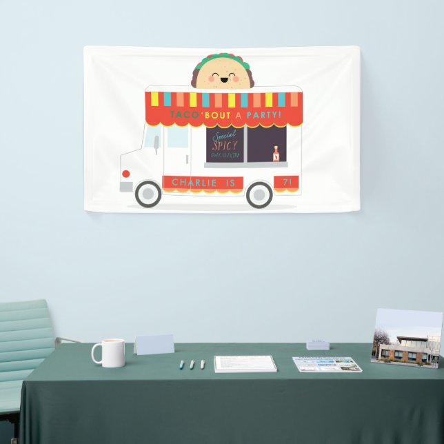 Banderoles Fiche d'anniversaire du camion TACO (Salon professionnel)