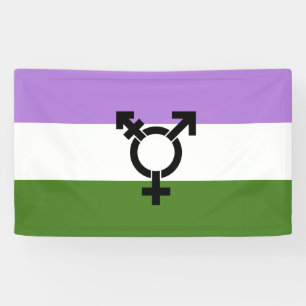 Banderoles Fier d'être queer - Fierté queer de genre