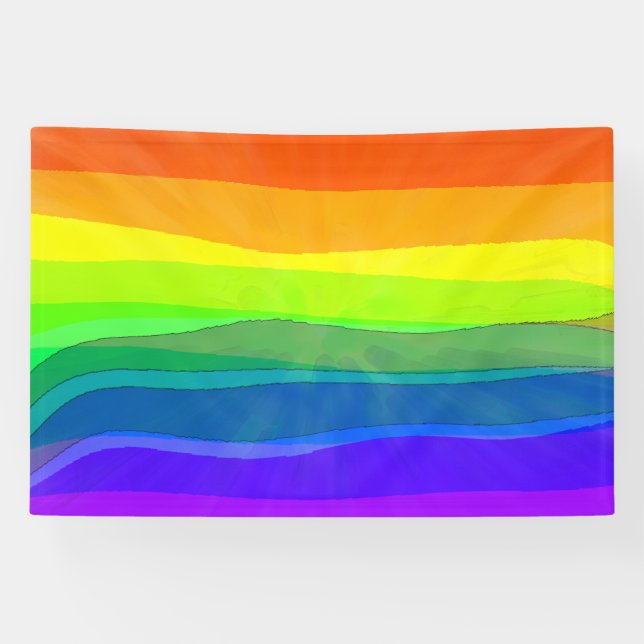 Banderoles Fière D'Être Moi - Fierté LGBTQIA (Horizontal)