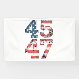 Banderoles Fière Maga 47ème Trump a gagné Jour d'inauguration