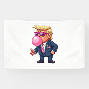Banderoles Fière Maga Trump Pixel Jour d'investiture du prési