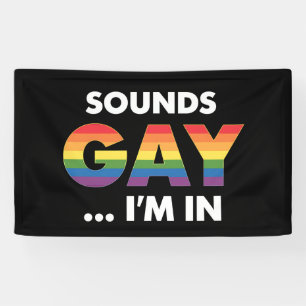Banderoles Fièrement arc-en-ciel LGBTQ Fierté
