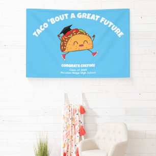 Banderoles Fiesta Graduation Party Taco Bout un grand avenir