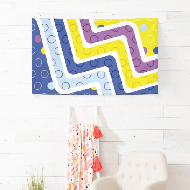 Banderoles Figures géométriques 5 (En situation)