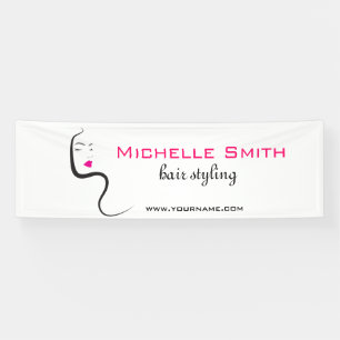 Banderoles Fille avec cheveux ondulés Coiffure icône de marqu