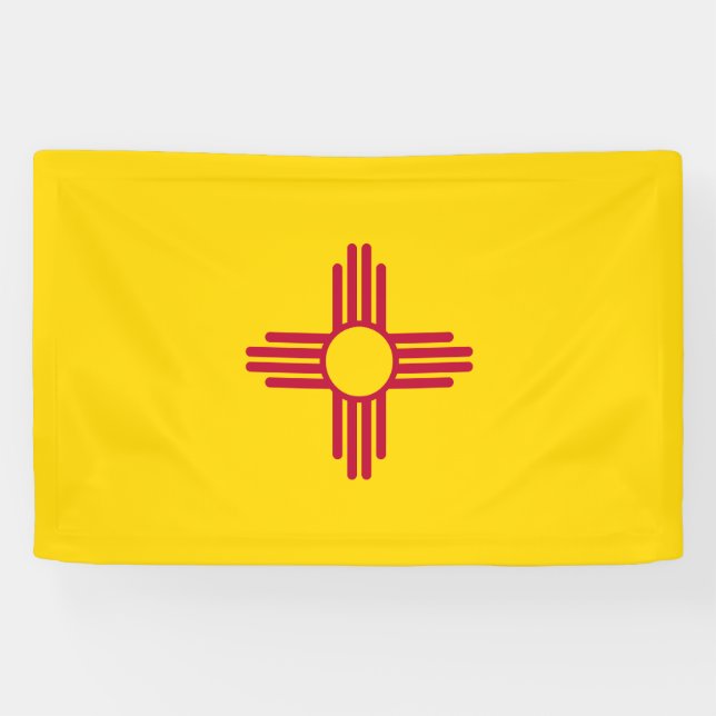 Banderoles Flag du Nouveau-Mexique (Horizontal)