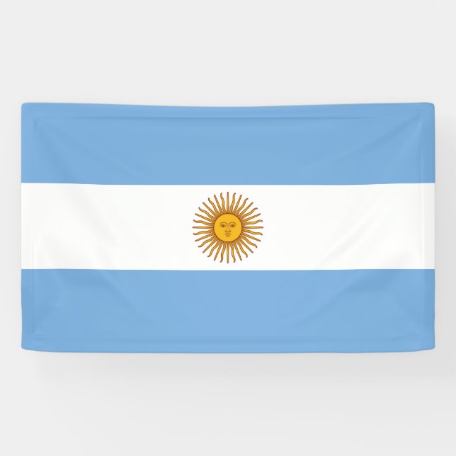 Banderoles Flag of Argentina (Horizontal)
