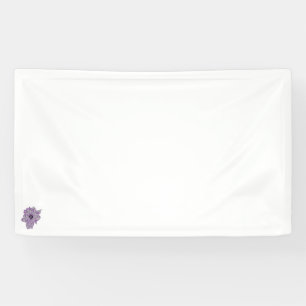 Banderoles fleur artificielle Design Vinyl Banner