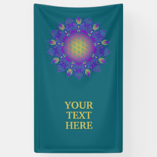 Banderoles Fleur De Vie - Mandala Indien 3