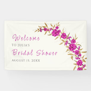 Banderoles Fleur de vigne à trompette violette Jardin Shower 