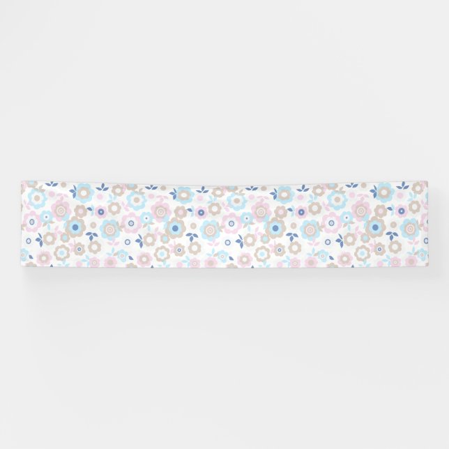 Banderoles Fleurs de printemps d'Eilin 3 (Horizontal)