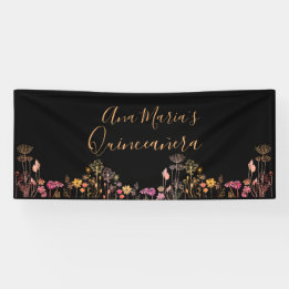 Banderoles Fleurs sauvages personnalisés