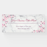 Floral Cerisier Fleur Gris Marbre