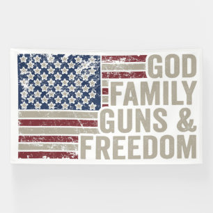 Banderoles Foi, Famille & Liberté