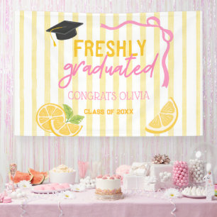Banderoles Fond de fête de remise de diplômes de limonade fra