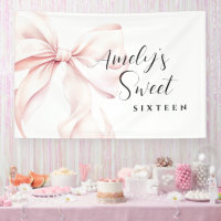 Fond de scène d'anniversaire Sweet Sixteen avec un