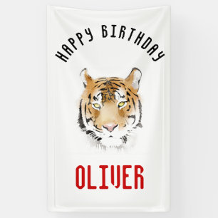 Banderoles Fond de toile de fond d'anniversaire joyeux aquare