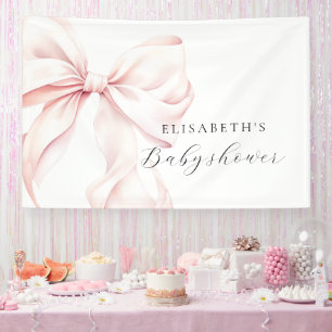 Banderoles Fond de toile de fond pour Baby Shower Coquette Ar
