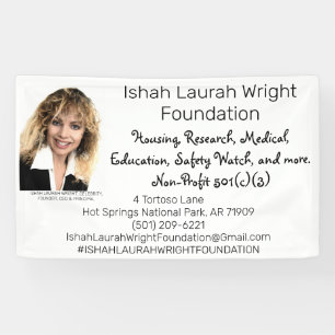 Banderoles Fondation Ishah Laurah Wright