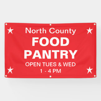 Banderoles Food Pantry Banner