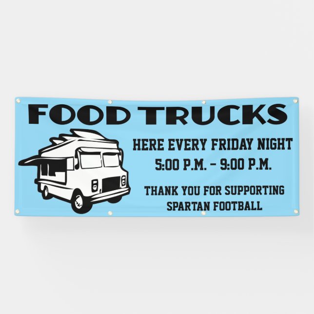 Banderoles Food Truck Event (Horizontal)