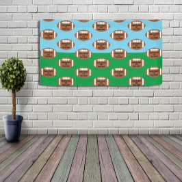 Banderoles Football 4e année de bas anniversaire