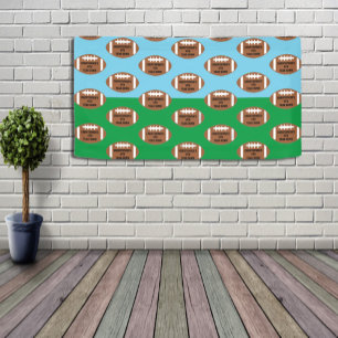 Banderoles Football 4e année de bas anniversaire