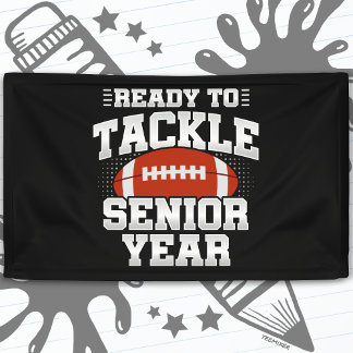 Banderoles Football de 12e année prêt à s'attaquer au retour 