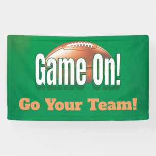 Banderoles Football Sports Game Team Party