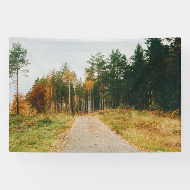 Banderoles Forêt automnale suédoise (Horizontal)