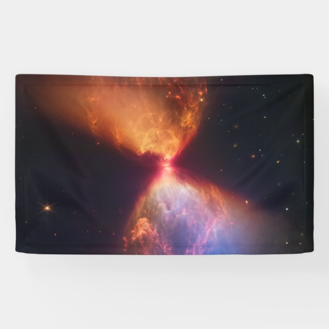 Banderoles Formation de protostar de JWST Hourglass (Horizontal)