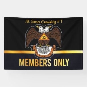 Banderoles Freemason 32 Degree
