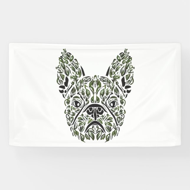 Banderoles French Puppy Art (Horizontal)