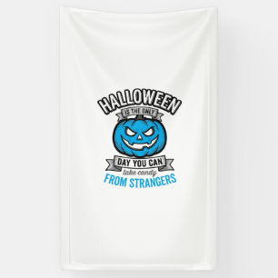 Banderoles Friandises d'Halloween de la part d'inconnus Vinta