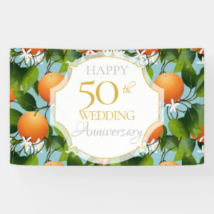 Banderoles Fruit aux agrumes d'Oranges Fête de l'Anniversaire