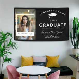 Banderoles Fun Photo Collage Graduation Félicitations