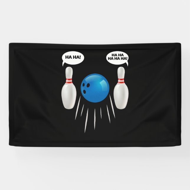 Banderoles Funny Bowling - Cadeau Pour Bowlers (Horizontal)