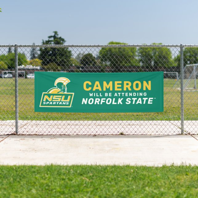 Banderoles Futur diplômé de la NSU Spartans (En situation)