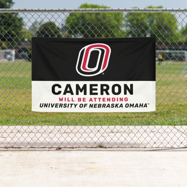 Banderoles Futur diplômé de l'UNO Mavericks (En situation)