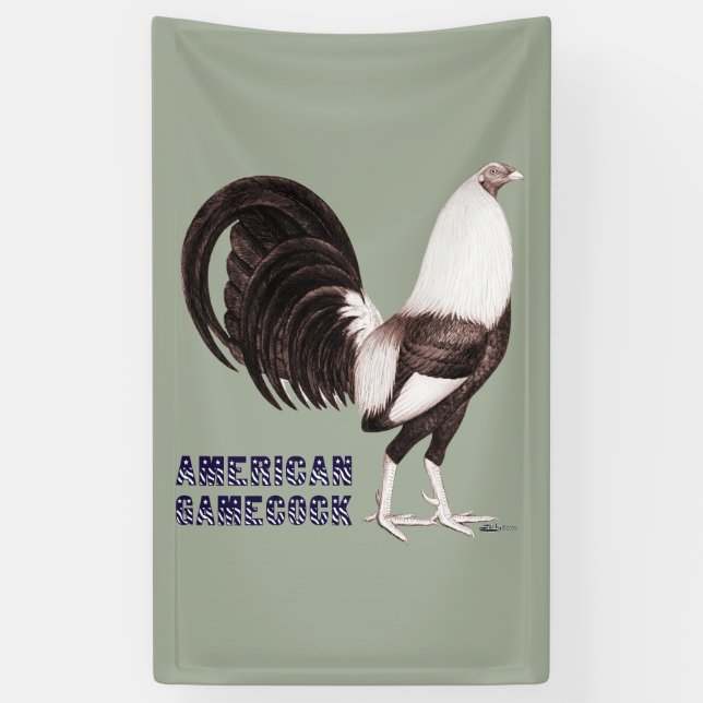 Banderoles Gamecock Sepia (Vertical)