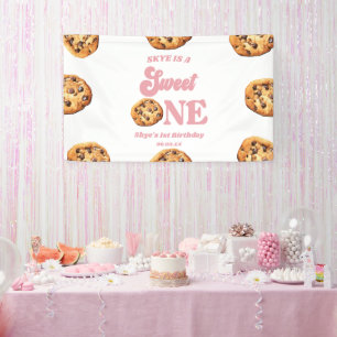 Banderoles Gâteaux et Lait Sweet One Fête d'anniversaire 1 an