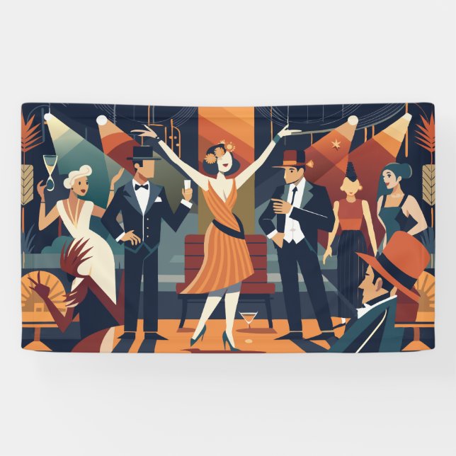 Banderoles Gatsby Glam (Horizontal)