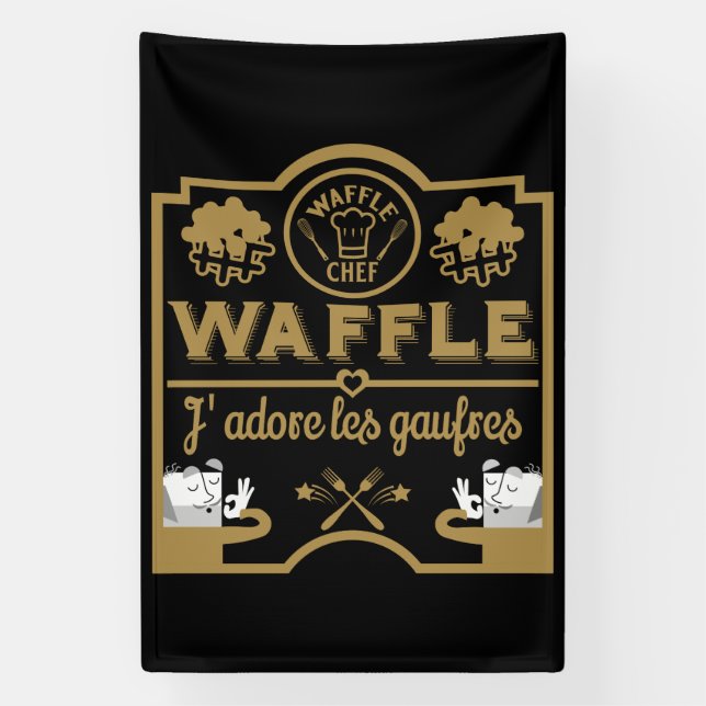 Banderoles gaufres françaises (Verticale)